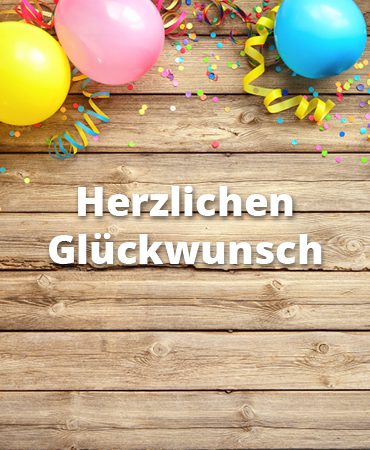 Herzlichen Glückwunsch