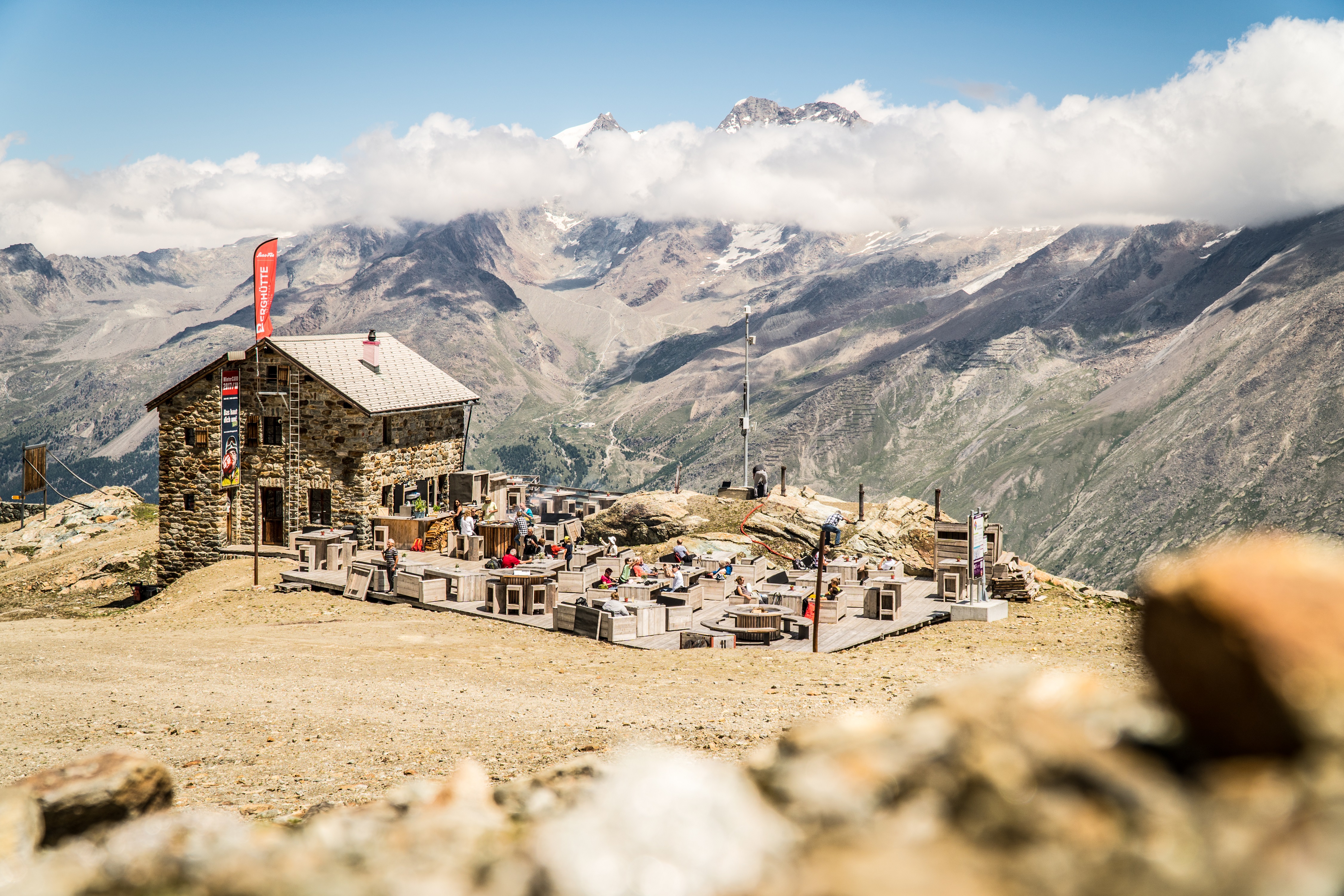 Mountain restaurant Steinhütte Längfluh