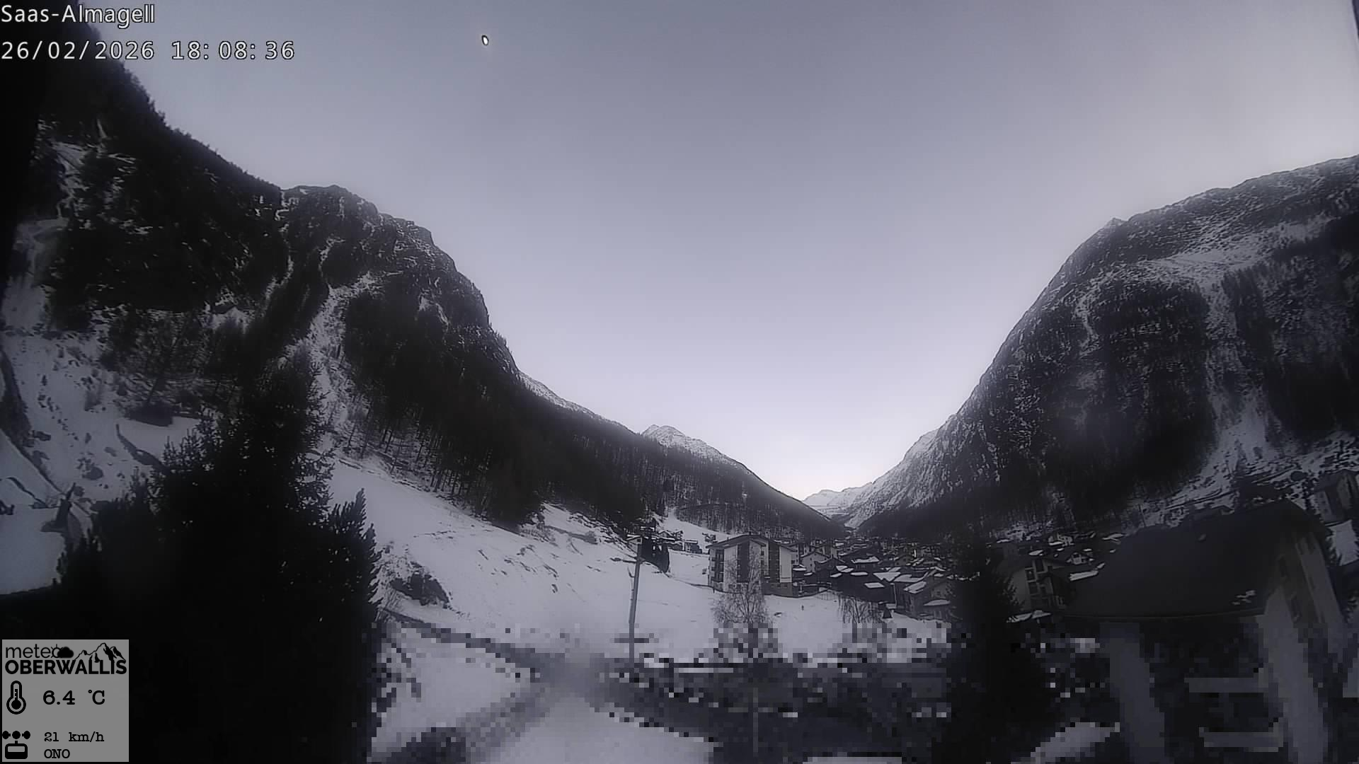 Saas-Almagell Village