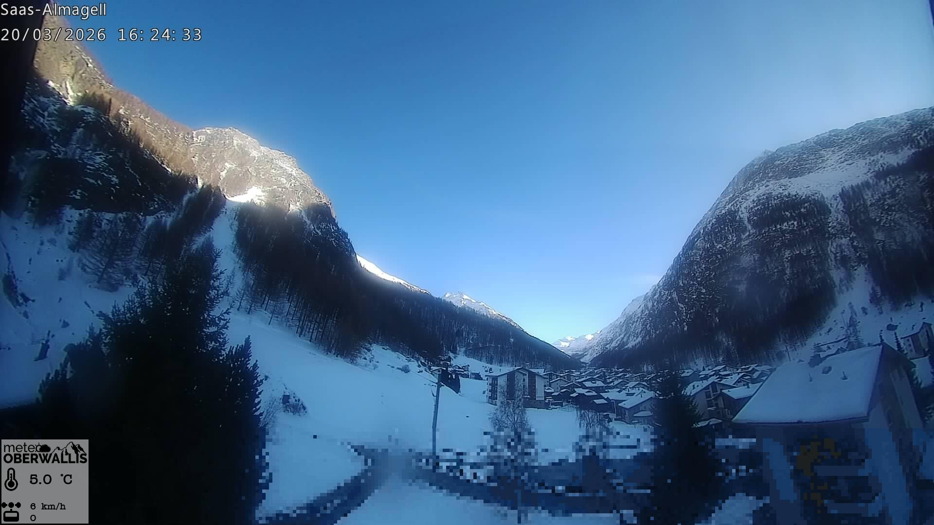 Saas-Almagell Village