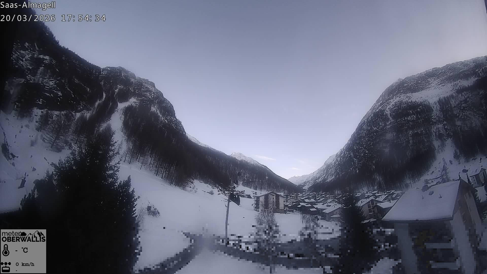 Saas-Almagell Village