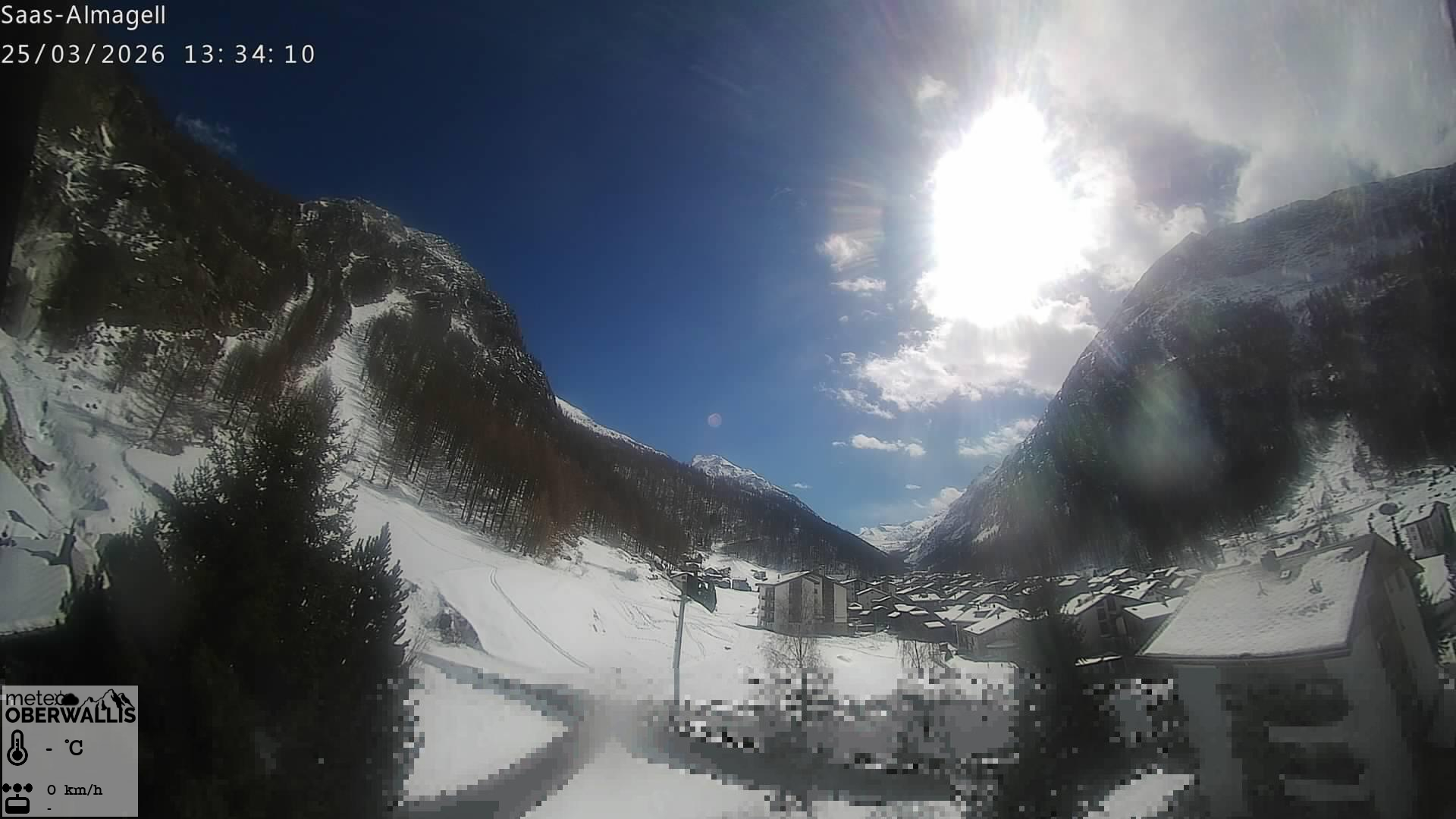 Saas-Almagell Village