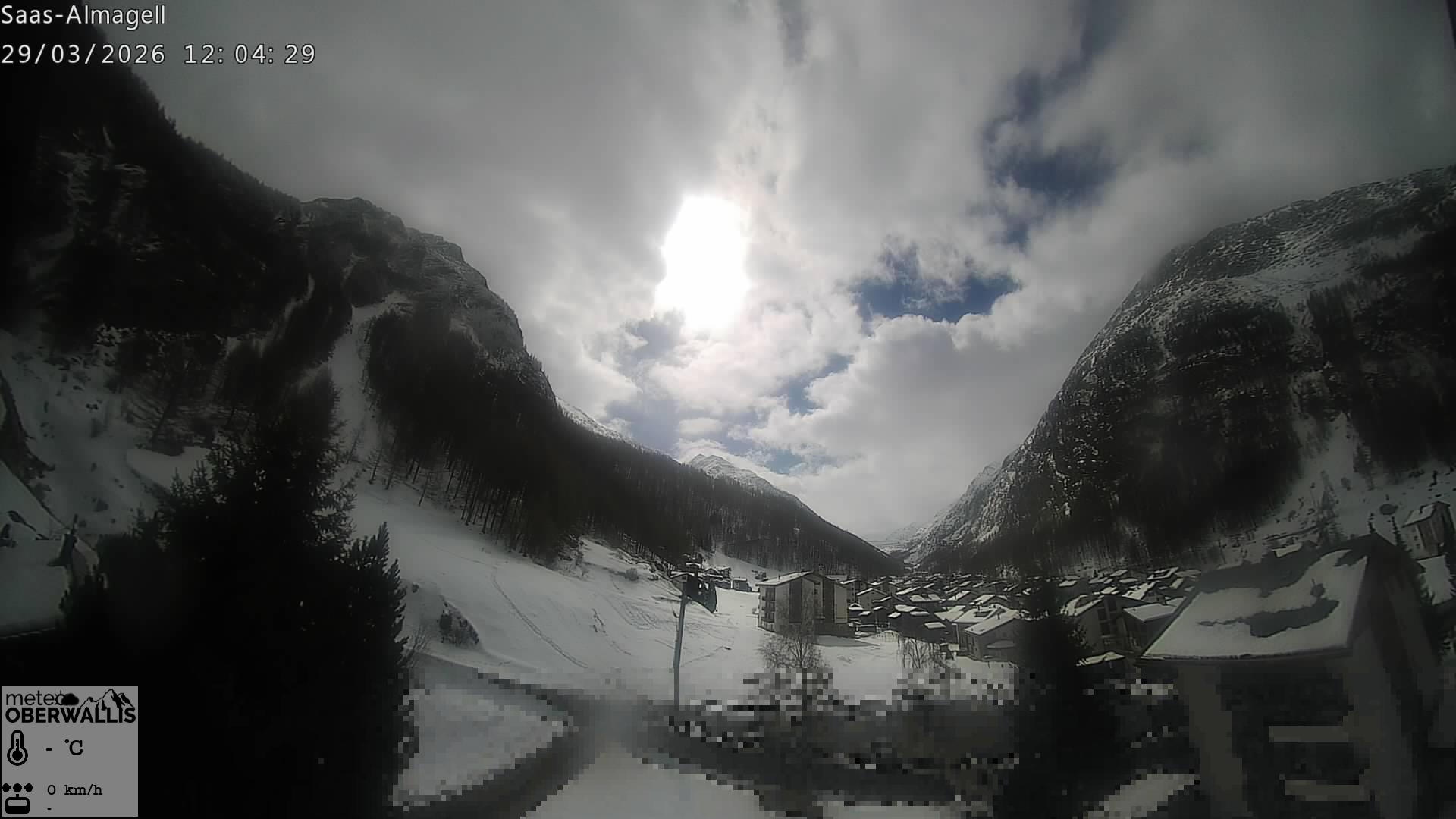 Saas-Almagell Village