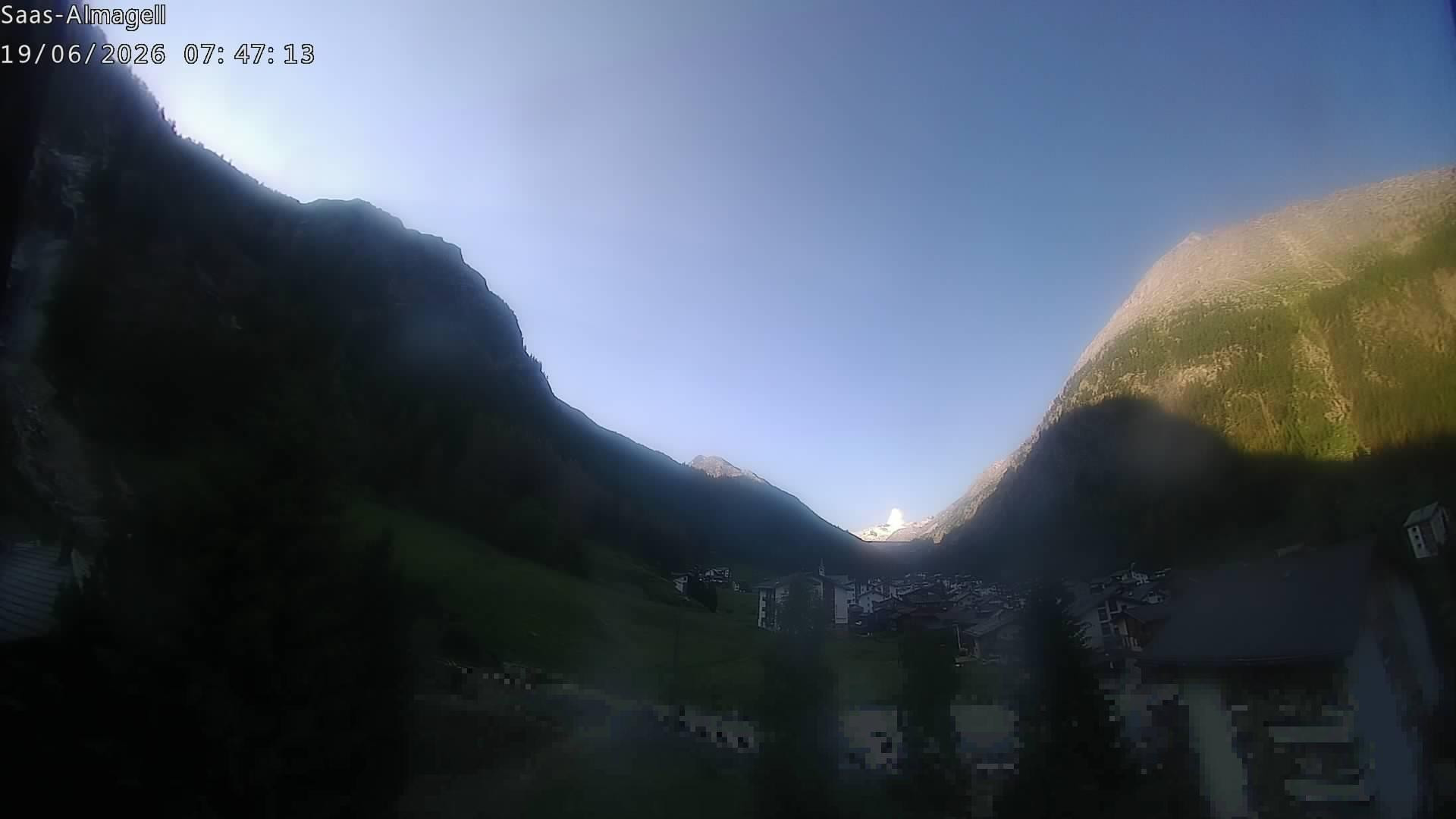 Saas-Almagell Village