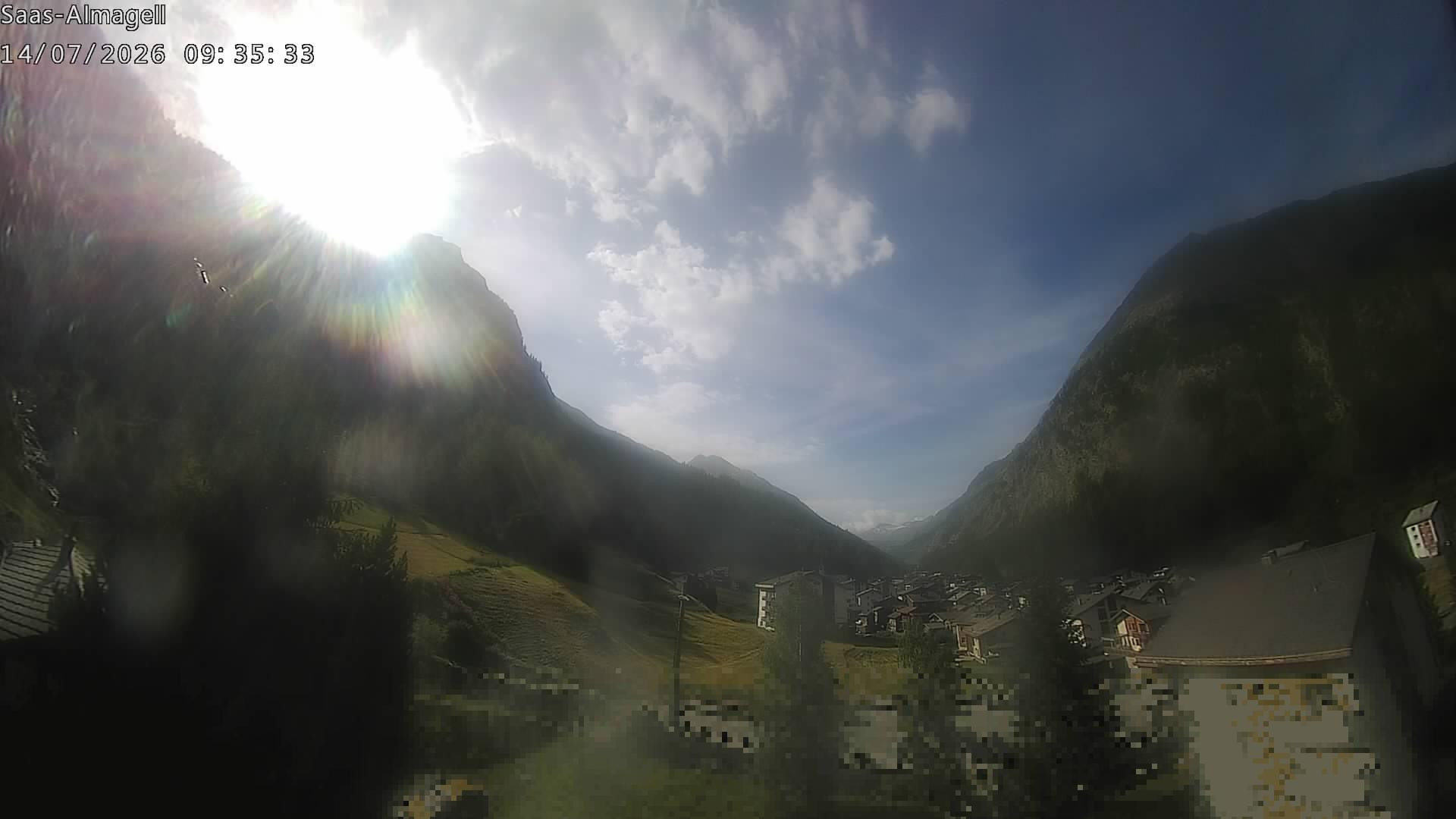 Saas-Almagell Village