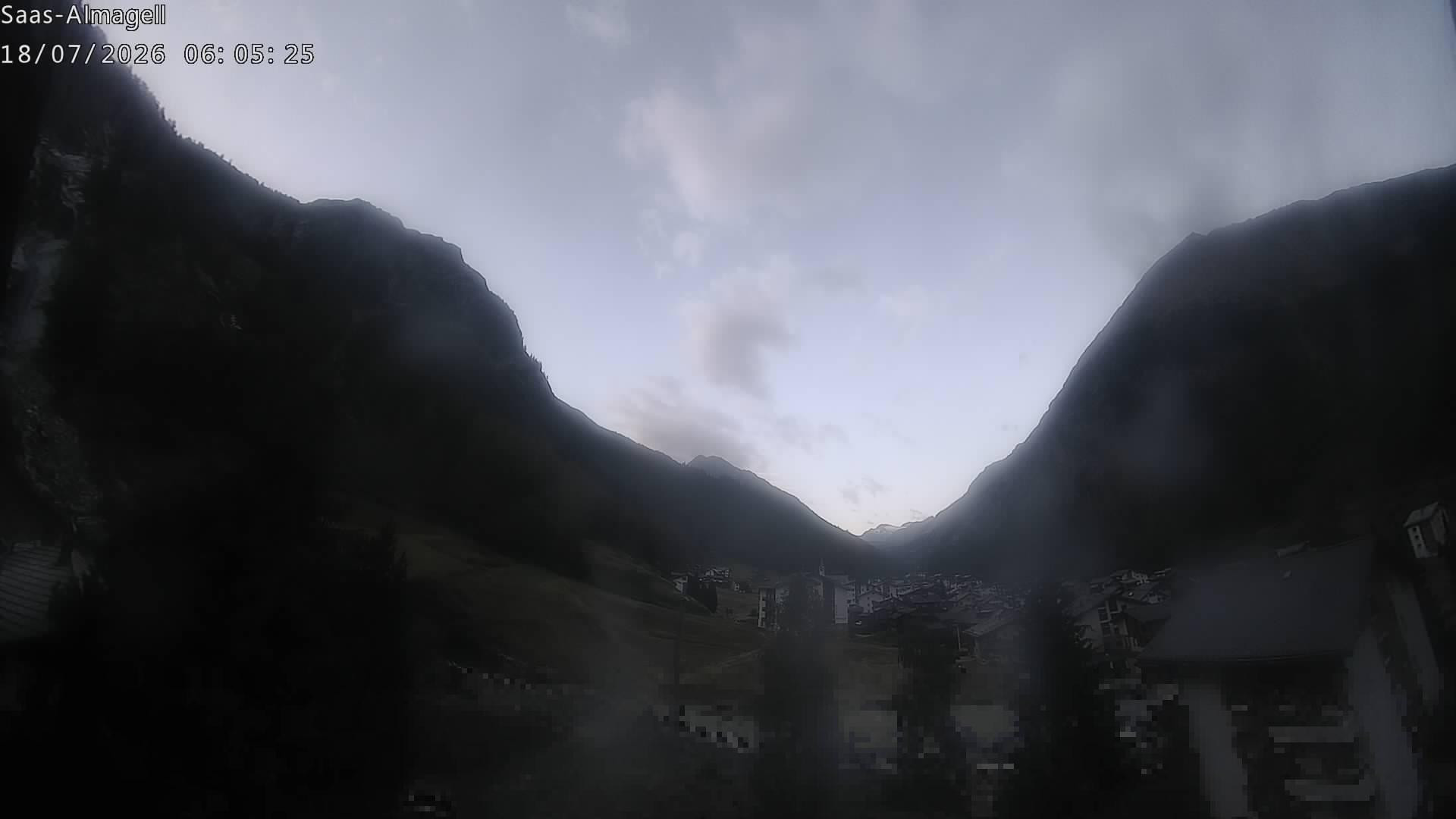 Saas-Almagell Village