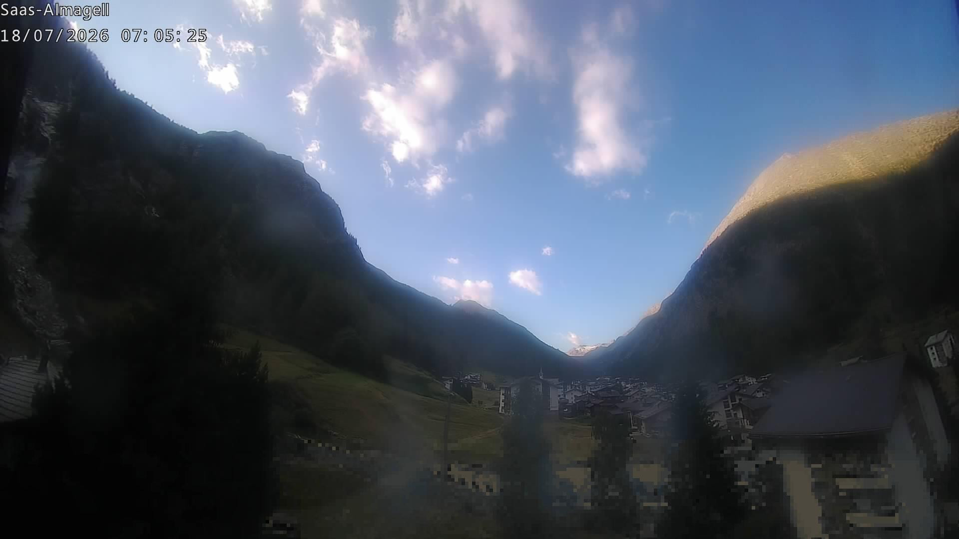 Saas-Almagell Village